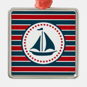 Nautisch ontwerp metalen ornament