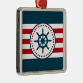 Nautisch ontwerp metalen ornament (Rechts)