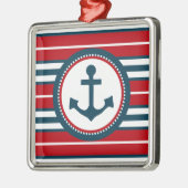 Nautisch ontwerp metalen ornament (Links)