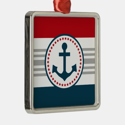 Nautisch ontwerp metalen ornament (Rechts)