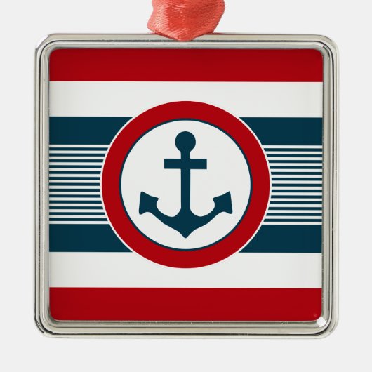 Nautisch ontwerp metalen ornament (Voorkant)