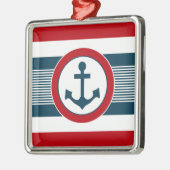 Nautisch ontwerp metalen ornament (Links)
