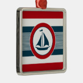 Nautisch ontwerp metalen ornament (Rechts)