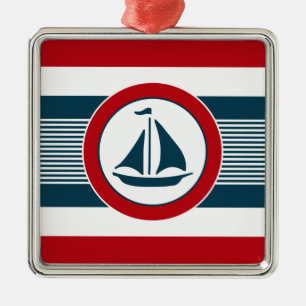 Nautisch ontwerp metalen ornament