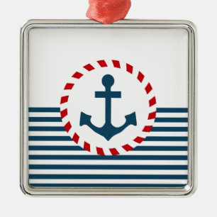 Nautisch ontwerp metalen ornament