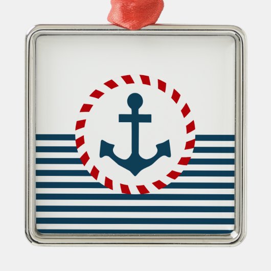 Nautisch ontwerp metalen ornament (Voorkant)
