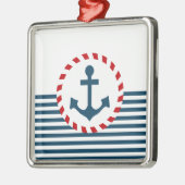 Nautisch ontwerp metalen ornament (Links)