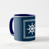 Nautisch ontwerp mok (Voorkant links)