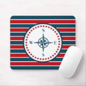 Nautisch ontwerp muismat (Met muis)