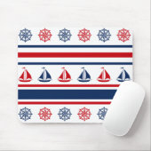 Nautisch ontwerp muismat (Met muis)