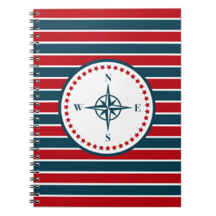 Nautisch ontwerp notitieboek
