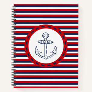 Nautisch ontwerp notitieboek