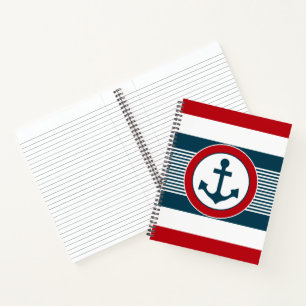 Nautisch ontwerp notitieboek