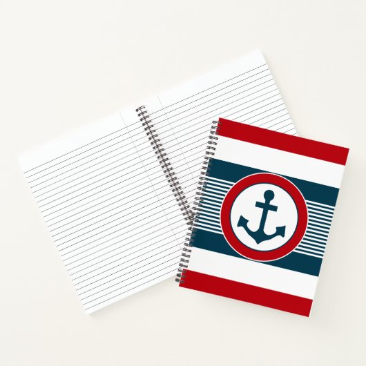 Nautisch ontwerp notitieboek (Binnen)