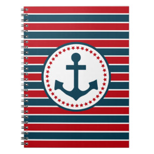Nautisch ontwerp notitieboek