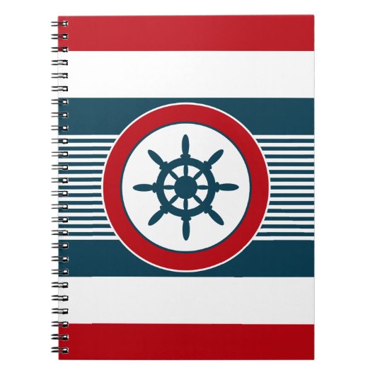Nautisch ontwerp notitieboek (Voorkant)