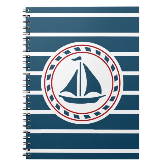 Nautisch ontwerp notitieboek (Voorkant)