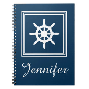 Nautisch ontwerp notitieboek