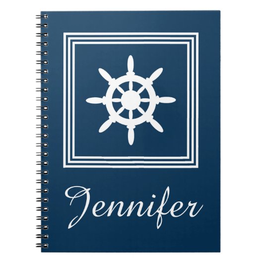 Nautisch ontwerp notitieboek (Voorkant)