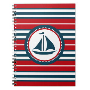 Nautisch ontwerp notitieboek