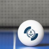 Nautisch ontwerp pingpongbal (Net)