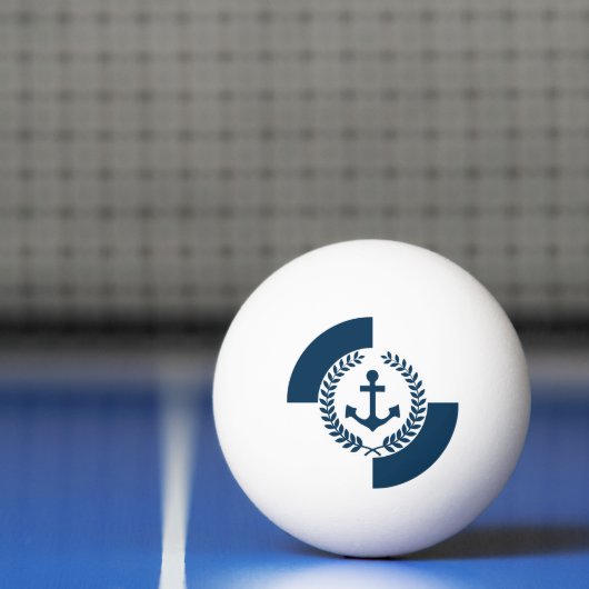 Nautisch ontwerp pingpongbal (Net)