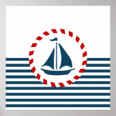 Nautisch ontwerp poster (Voorkant)