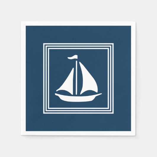 Nautisch ontwerp servet (Voorkant)