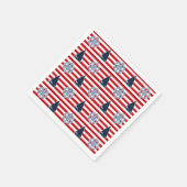 Nautisch ontwerp servet (Hoek)