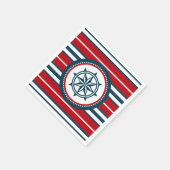 Nautisch ontwerp servet (Hoek)