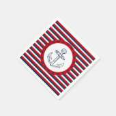 Nautisch ontwerp servet (Hoek)