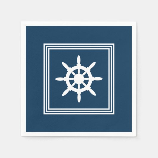 Nautisch ontwerp servet (Voorkant)