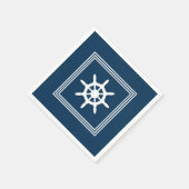 Nautisch ontwerp servet (Hoek)