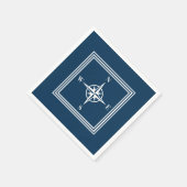 Nautisch ontwerp servetten (Hoek)