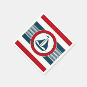 Nautisch ontwerp servetten (Hoek)