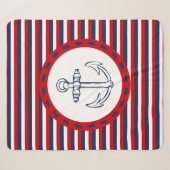 Nautisch ontwerp sherpa deken (Voorkant (horizontaal))