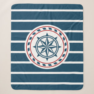 Nautisch ontwerp sherpa deken