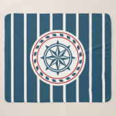 Nautisch ontwerp sherpa deken (Voorkant (horizontaal))