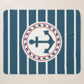 Nautisch ontwerp sherpa deken (Voorkant (horizontaal))