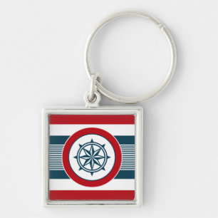 Nautisch ontwerp sleutelhanger