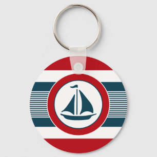 Nautisch ontwerp sleutelhanger