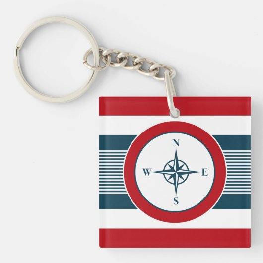 Nautisch ontwerp sleutelhanger (voorkant)