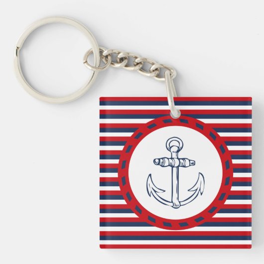 Nautisch ontwerp sleutelhanger (voorkant)