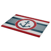 Nautisch ontwerp snijplank (Hoek)