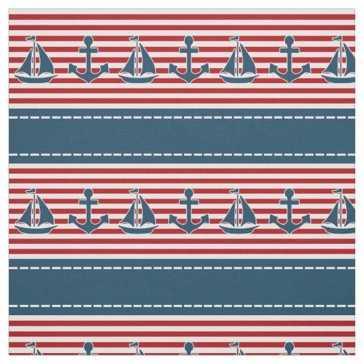 Nautisch ontwerp stof (Swatch)