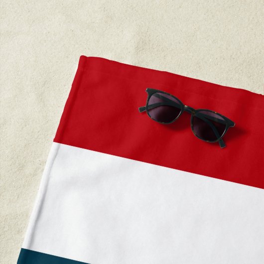 Nautisch ontwerp strandlaken (In situ)