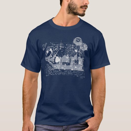 Nautisch ontwerp t-shirt (Voorkant)