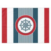 Nautisch ontwerp tafelkleed (Voorkant (Horizontaal))