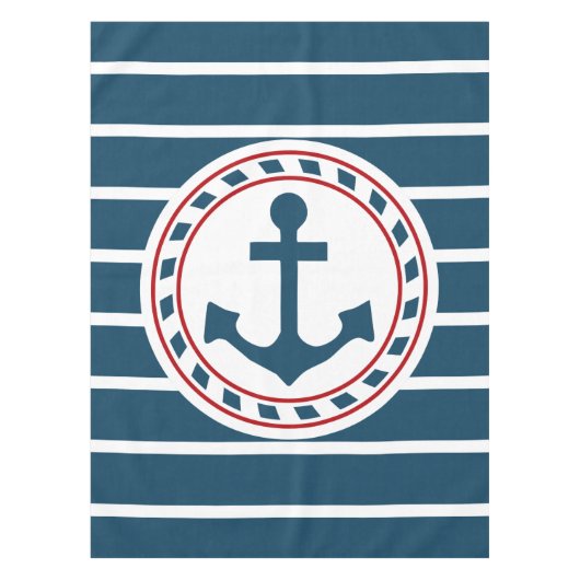 Nautisch ontwerp tafelkleed (Voorkant)