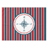 Nautisch ontwerp tafelkleed (Voorkant (Horizontaal))